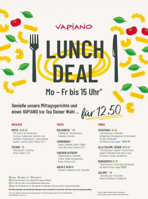 Vapiano Flyer Lunch Deal