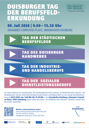 Flyer Berufsfelderkundung 2026
