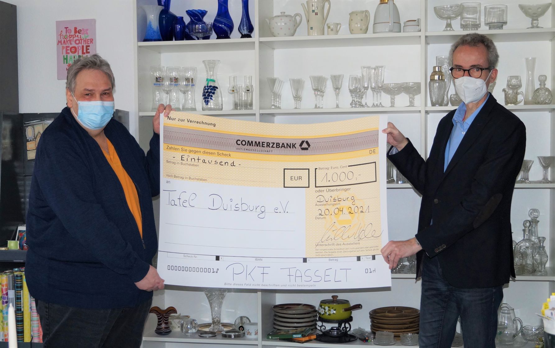 PKF spendet an Duisburger Tafel