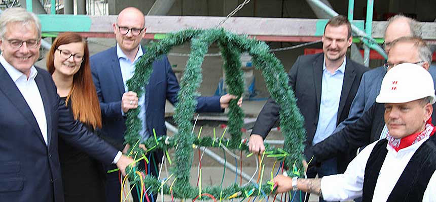 Richtfest Digitalkontor Krankikom