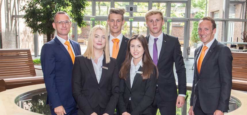 Neue Azubis bei der Volksbank Rhein-Ruhr 2018