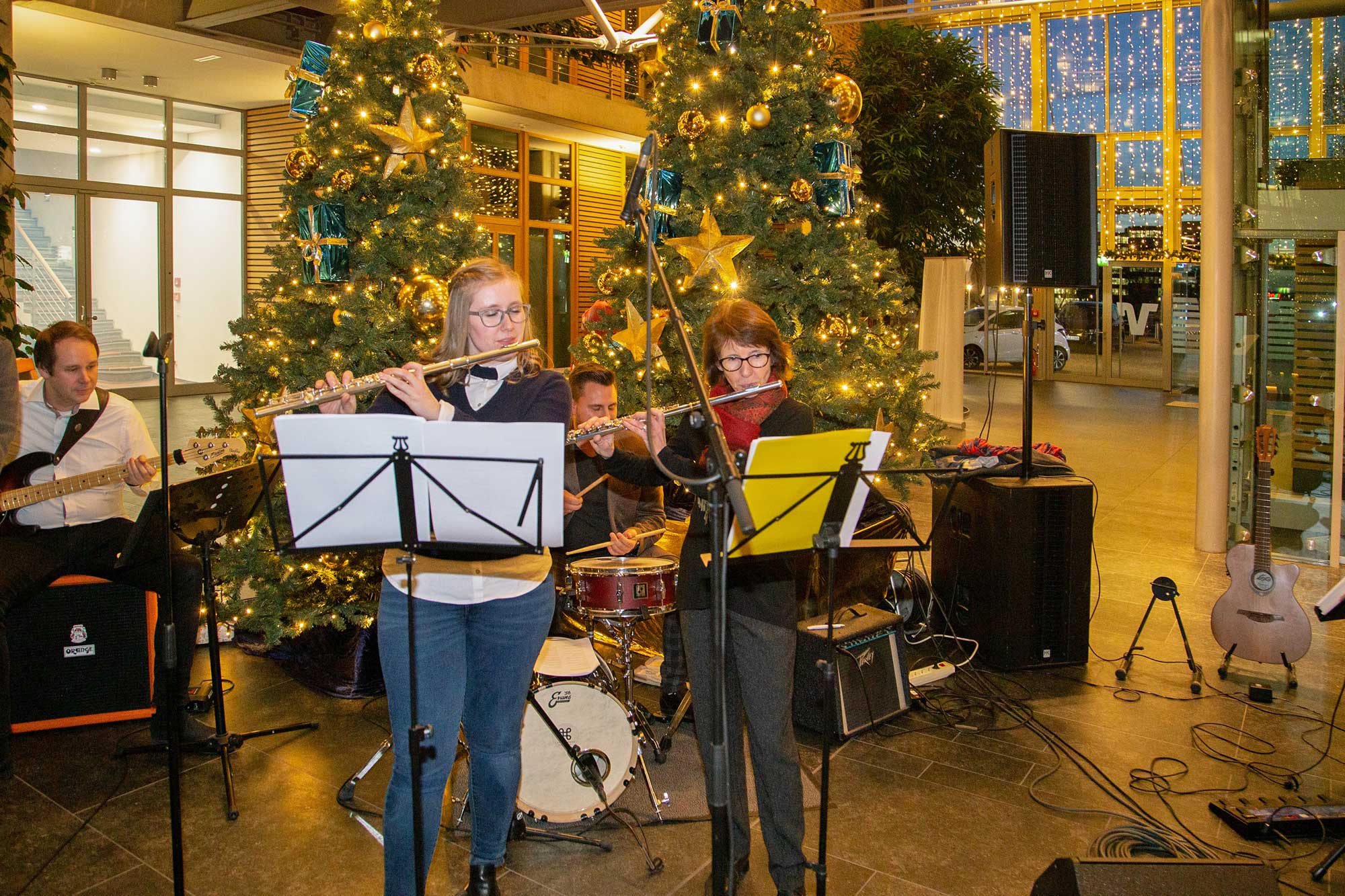 Weihnachtssingen in der Volksbank 2019