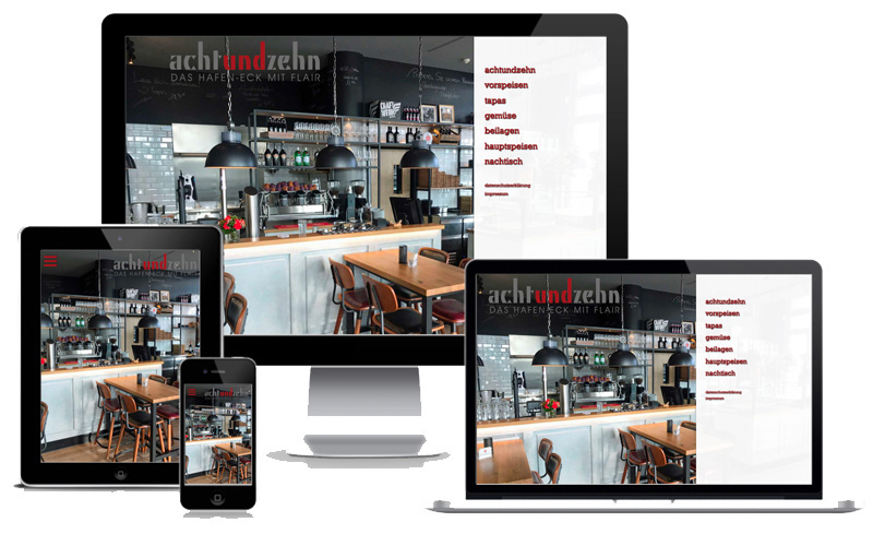 achtundzehn Homepage