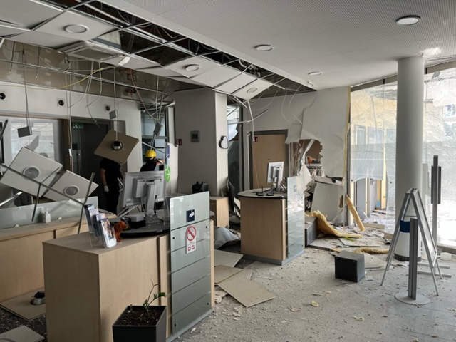 Geldautomat gesprengt