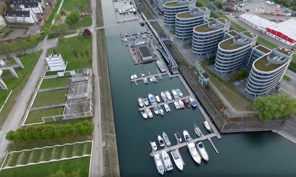 Innenhafen Luftaufnahme