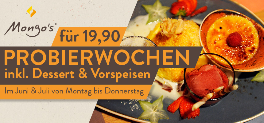 Mongos Probierwochen