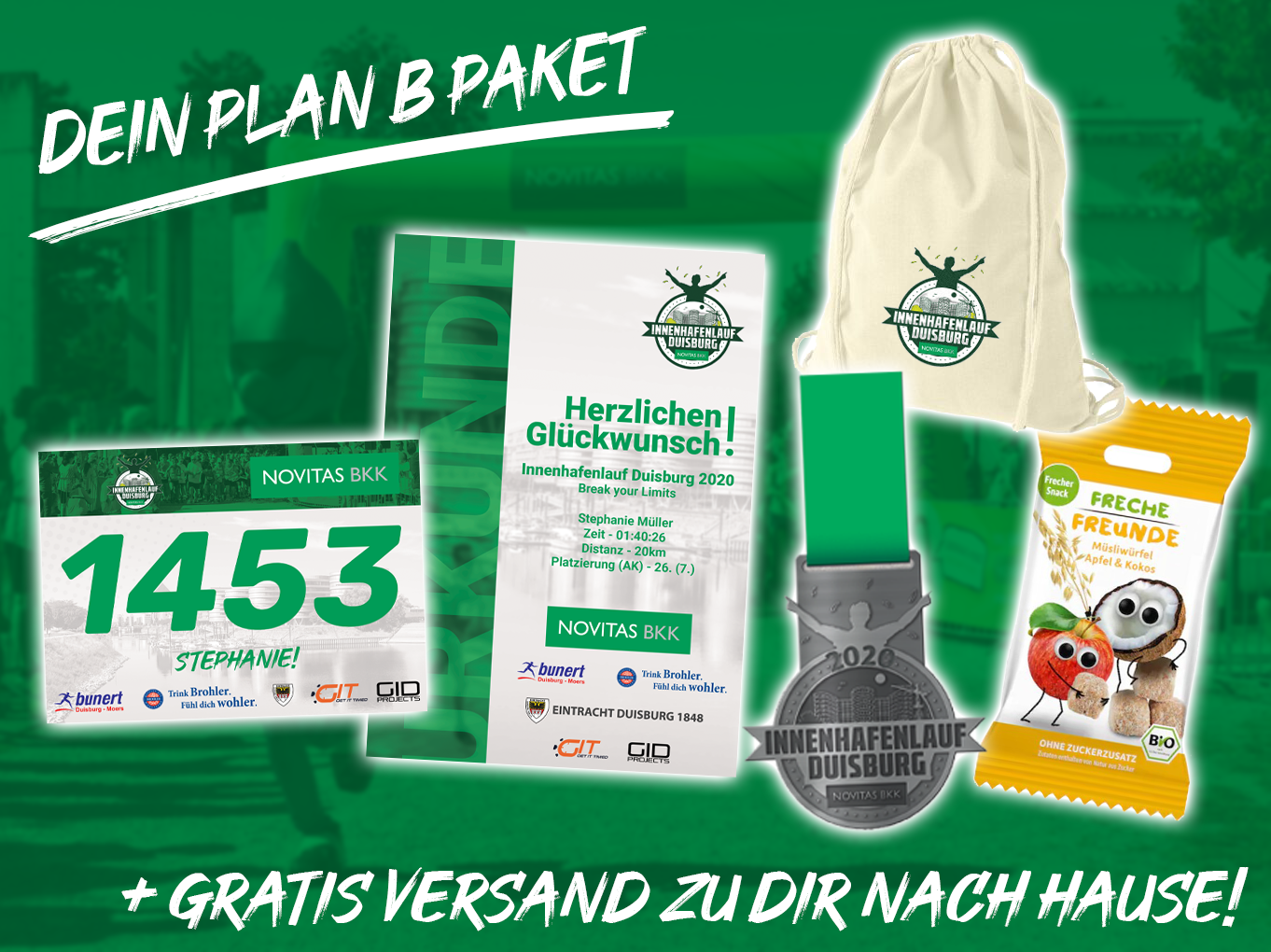 Innenhafenlauf Plan B Paket
