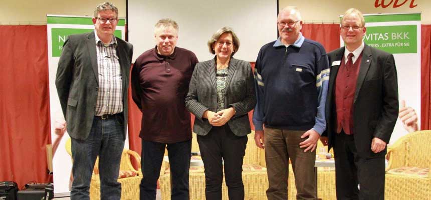 Diskussionsrunde mit Ex-Fußballprofi Michael Tönnies