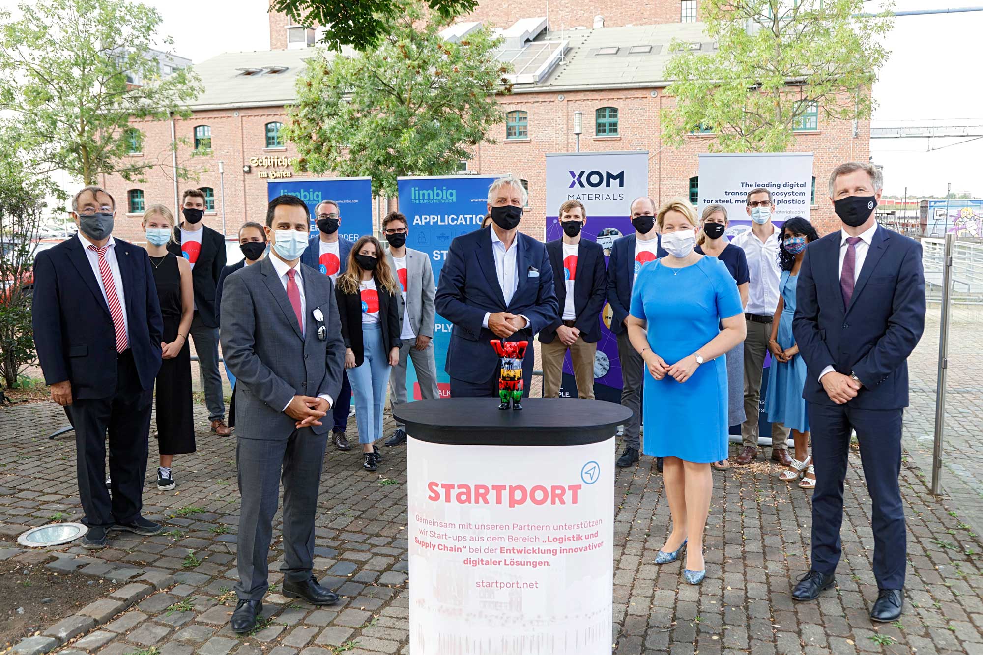 Startport Besuch Giffey