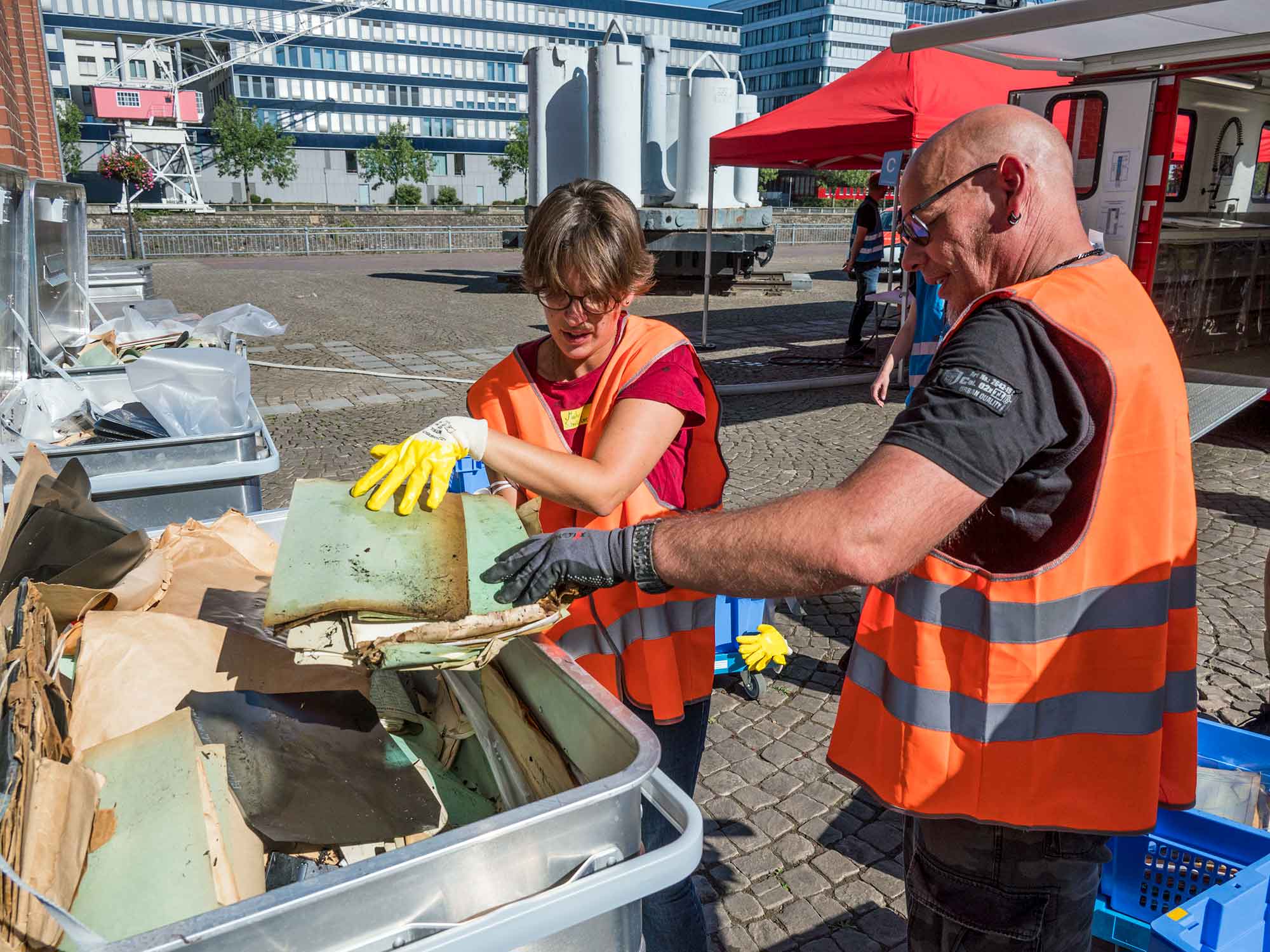 Übung zur Rettung von Kulturgut