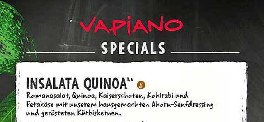 Vapiano Specials 01-2017