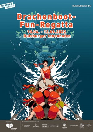 Drachenboot-Fun-Regatta Plakat