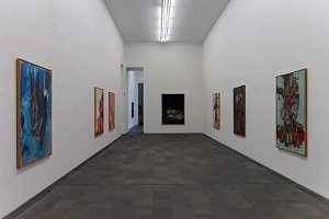 Georg Baselitz, Installationsansicht MKM Museum Küppersmühle für Moderne Kunst, Foto: E. Juran