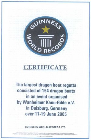 Größte Drachenboot-Fun-Regatta der Welt