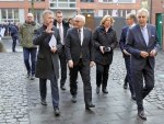 Bundespräsident Steinmeier zu Besuch am Innenhafen